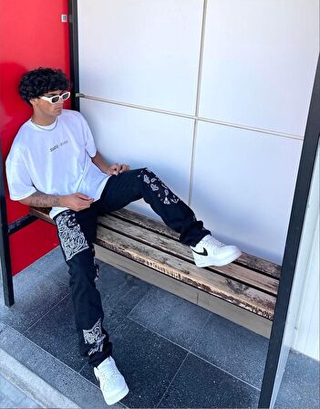 BPM Vip Bandana Design Erkek Kot Pantolon