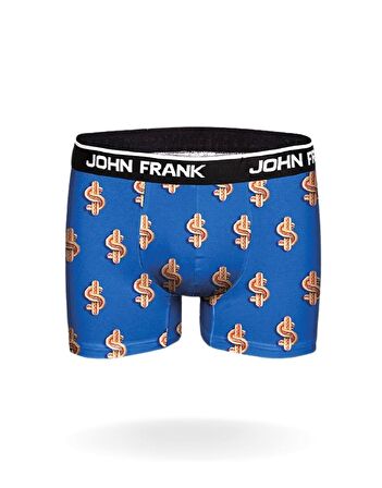 John Frank Dijital Erkek Boxer - Dollar