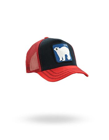 Goorin Bros Animal Farm Trucker Bear Red