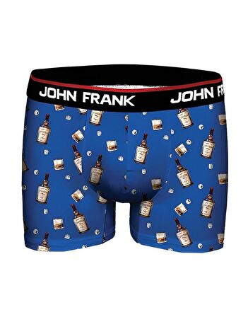 John Frank Dijital Erkek Boxer Whiskey