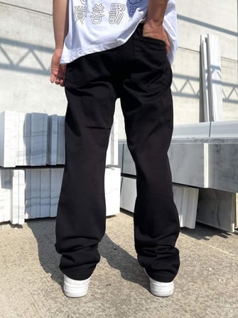 Premium Baggy Erkek Kot Pantolon Siyah