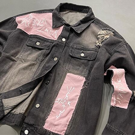 Premium Distressed Travis Scott Jacket Designed By S.B.