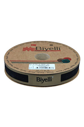 Biye Deri Katlı 751 Siyah 2 cm 25 Metre %100 Polyester