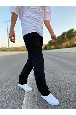 Siyah Baggy Jean