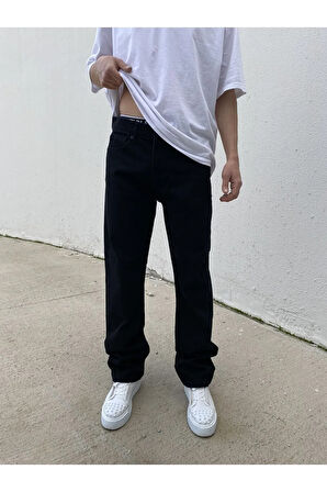 Siyah Baggy Jean
