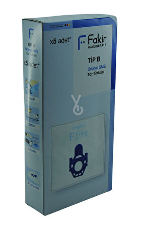 Fakir Sms Toz Torba - Tıp B Orjinal x5