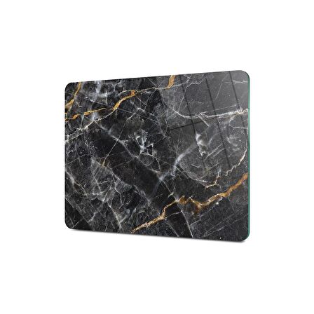 Decovetro Cam Kesme Tahtası Siyah Mermer Desenli 20x30 Cm