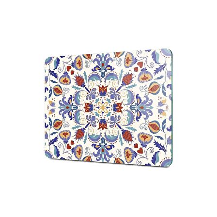 Decovetro Cam Kesme Tahtası Renkli Çini Desenli 30x40 Cm