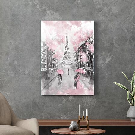 Decovetro Cam Tablo Yağlı Boya Paris Eyfel