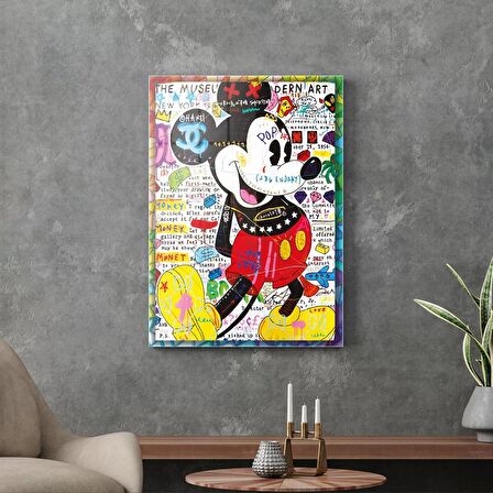 Decovetro Cam Tablo Pop Art Mickey Mouse