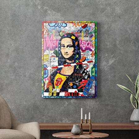 Decovetro Cam Tablo Pop Art Mona Lisa