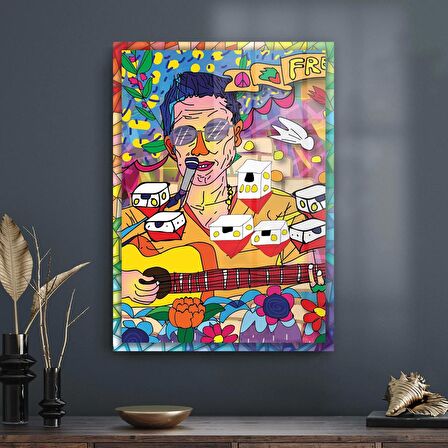 Decovetro Cam Tablo Pop Art Karma