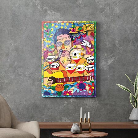 Decovetro Cam Tablo Pop Art Karma