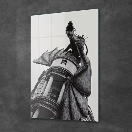 Decovetro Cam Tablo Harry Potter Gringotts Dragon