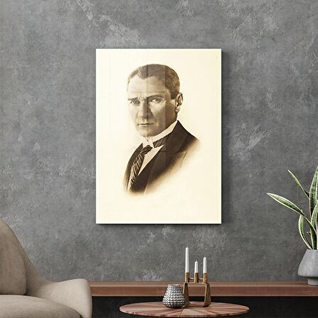 Decovetro Atatürk Portesi Eskitme Cam Tablo