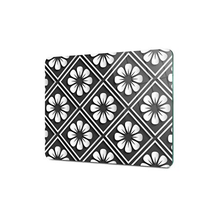 Decovetro Cam Kesme Tahtası Siyah Çini Desenli 20x30 Cm
