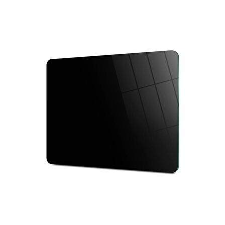 Decovetro Cam Kesme Tahtası ve Sunum Tablası Siyah 20x30 Cm