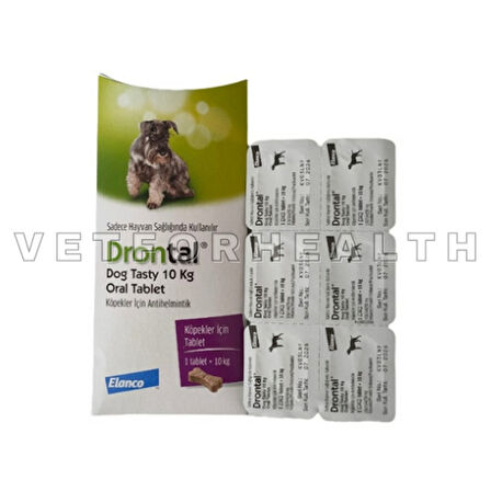 Drontal 10 Kg Köpekler için 6 Tablet SKT:07.26