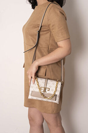 Silver Polo  Kadın Çapraz Çanta 1148-45031 SILVER POLO ÇAPRAZ Kadın ÇANTASI M178 BEJ-MAT KUM