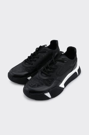 Hakiki Deri Bağcıklı Erkek Sneaker