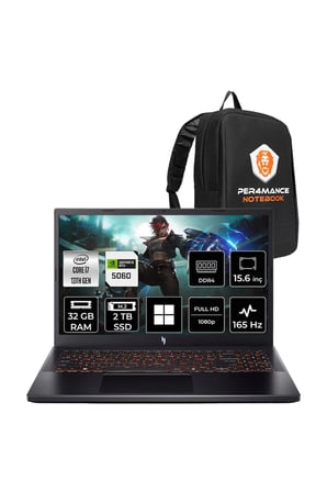 Nitro V15 i7 13620H 32GB 2TB SSD RTX5060/8GB 15.6" FHD 165Hz W11P Gaming Laptop