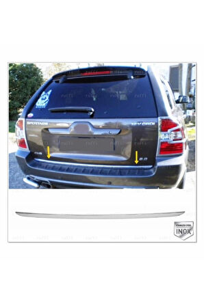Kia Sportage Krom Bagaj Alt Çıtası 2005 -2010 P. Çelik 2004-2010