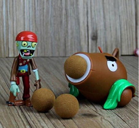 Plants And Zombies Zombi Ve Bitkiler + figür + toplar