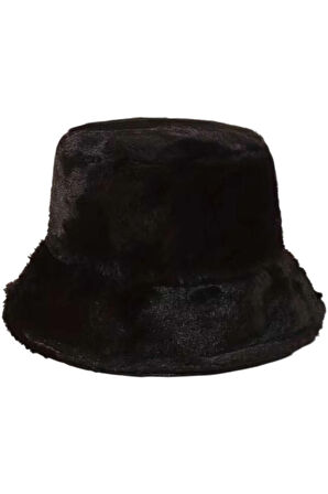 Tezzgelsin Kadın Ayarlanabilir Peluş Bucket Kova Şapka 2'li Set