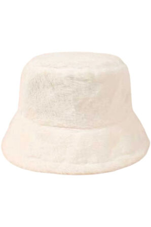 Tezzgelsin Kadın Ayarlanabilir Peluş Bucket Kova Şapka 2'li Set