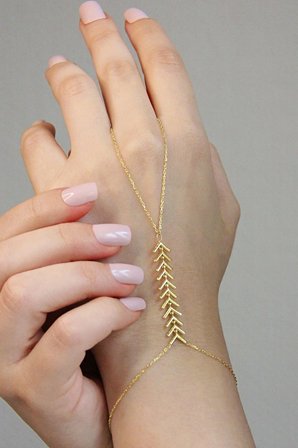 18k Altın Kaplamalı 925 Ayar Gümüş V Çavuş Model Şahmeran - 45096701
