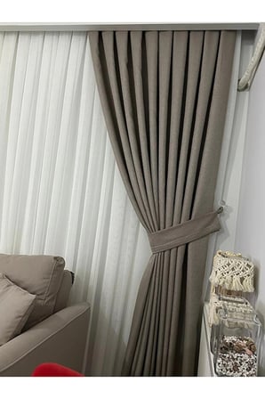 Fon perde, tül perde, salon perdesi, oturma odası perdesi, BROÇÖL HEDİYELİ