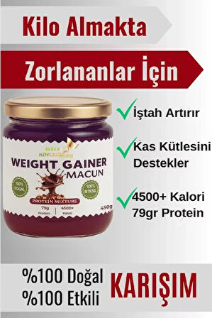450gr -Kilo aldırıcı -iştah Açıcı %100 Doğal Takviye | Pekmez Bal Tahin Arı Sütü Badem Ceviz Karışımı