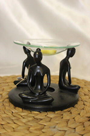 Buhurdanlık Siyah Buhardanlık Şiva Kızlar Cam Yoga