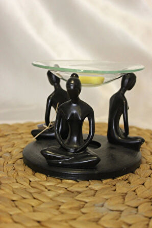 Buhurdanlık Siyah Buhardanlık Şiva Kızlar Cam Yoga