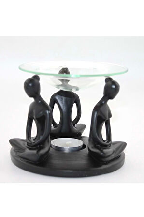 Buhurdanlık Siyah Buhardanlık Şiva Kızlar Cam Yoga