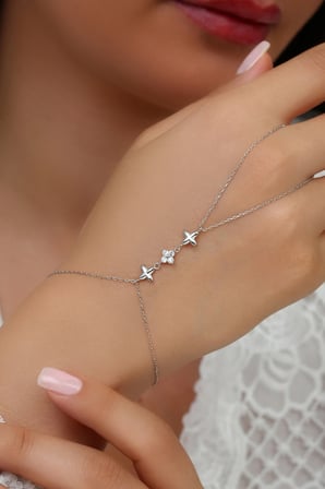 925 Ayar Gümüş Monafleur Çiçek Şahmeran - 45103800