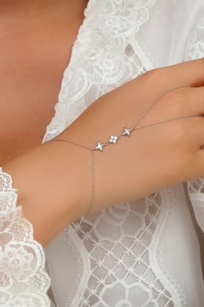 925 Ayar Gümüş Monafleur Çiçek Şahmeran - 45103800