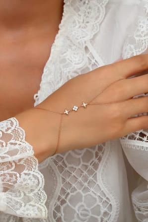 925 Ayar Gümüş Rose Monafleur Çiçek Şahmeran - 45103801