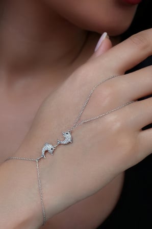925 Ayar Gümüş Yunuslar Şahmeran - 45104000