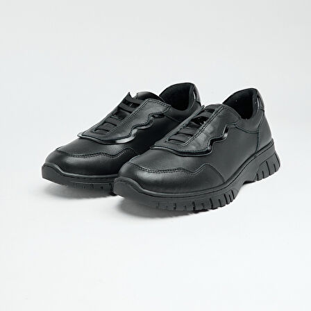 Casual Hakiki Deri Kadın Ayakkabı