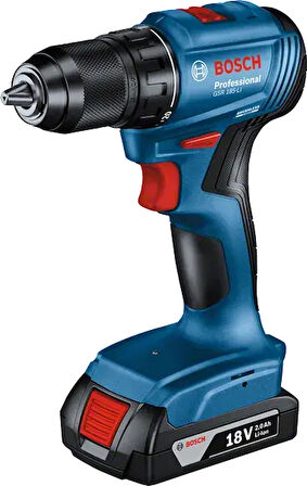 Bosch Professional GWS 180-LI + GSB 185-LI 18V Akülü Vidalama 2+4 Ah Çift Akü Set