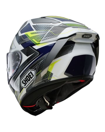 SHOEI X-SPR PRO ESCALATE TC-2 BLUE / YELLOW
