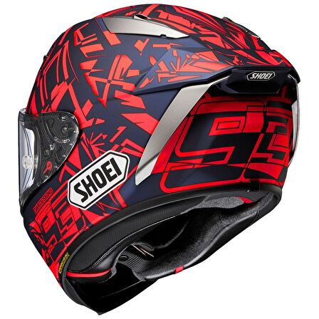 Shoei X-Spirit Pro Marquez Dazzle Kapalı Motosiklet Kaskı