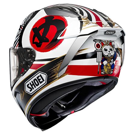 Shoei X-Spirit Pro Marquez Motegi4 Kapalı Motosiklet Kaskı