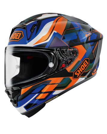 SHOEI X-SPR PRO VALION 2 TC-8 ORANGE / BLUE