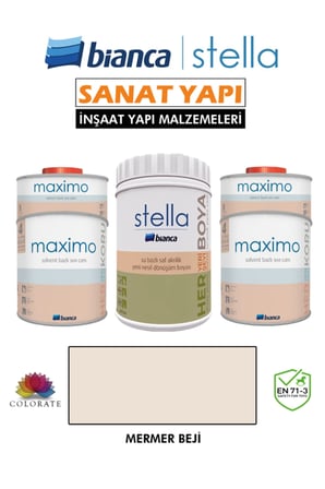 Stella 10-12 M2 Boyama Seti ( 1Lt Boya+ 1Lt Maximo Parlak )