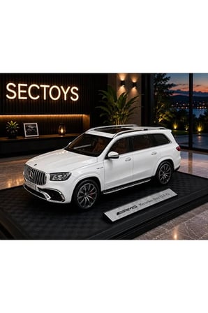 Mercedes GLC 63 Diecast Model Araba Açılan Kapılar Mercedes Benz GLC 63 JİP Diecast Model Araba