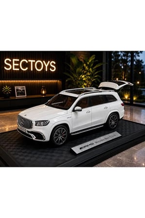 Mercedes GLC 63 Diecast Model Araba Açılan Kapılar Mercedes Benz GLC 63 JİP Diecast Model Araba