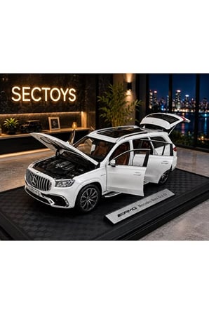 Mercedes GLC 63 Diecast Model Araba Açılan Kapılar Mercedes Benz GLC 63 JİP Diecast Model Araba