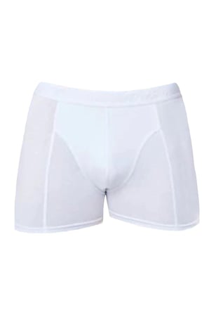 Erkek Beyaz 6 Adet Boxer 0114